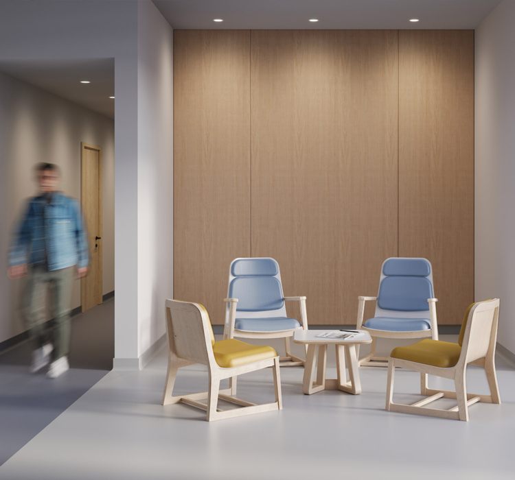 Chaises Rock Lounge dossier haut et bas