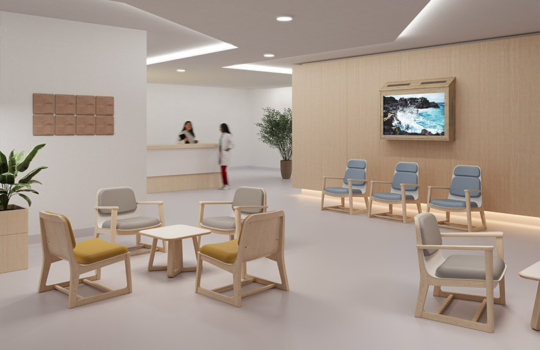 Chaises Rock Lounge en configuration multi-zones