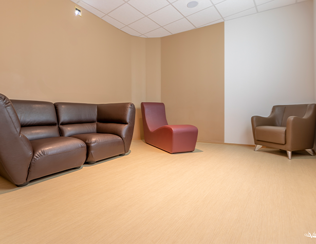 Salon aménagé à la MAS Le Quesnoy