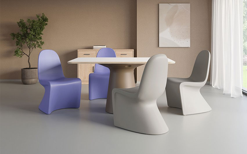Découvrez la Ryno® Dining Chair 2.0 autour d’une carrée