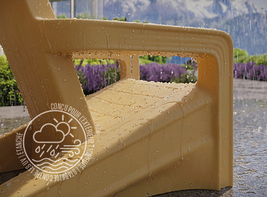 Ryno Adirondack fauteuil conçu pour l’extérieur
